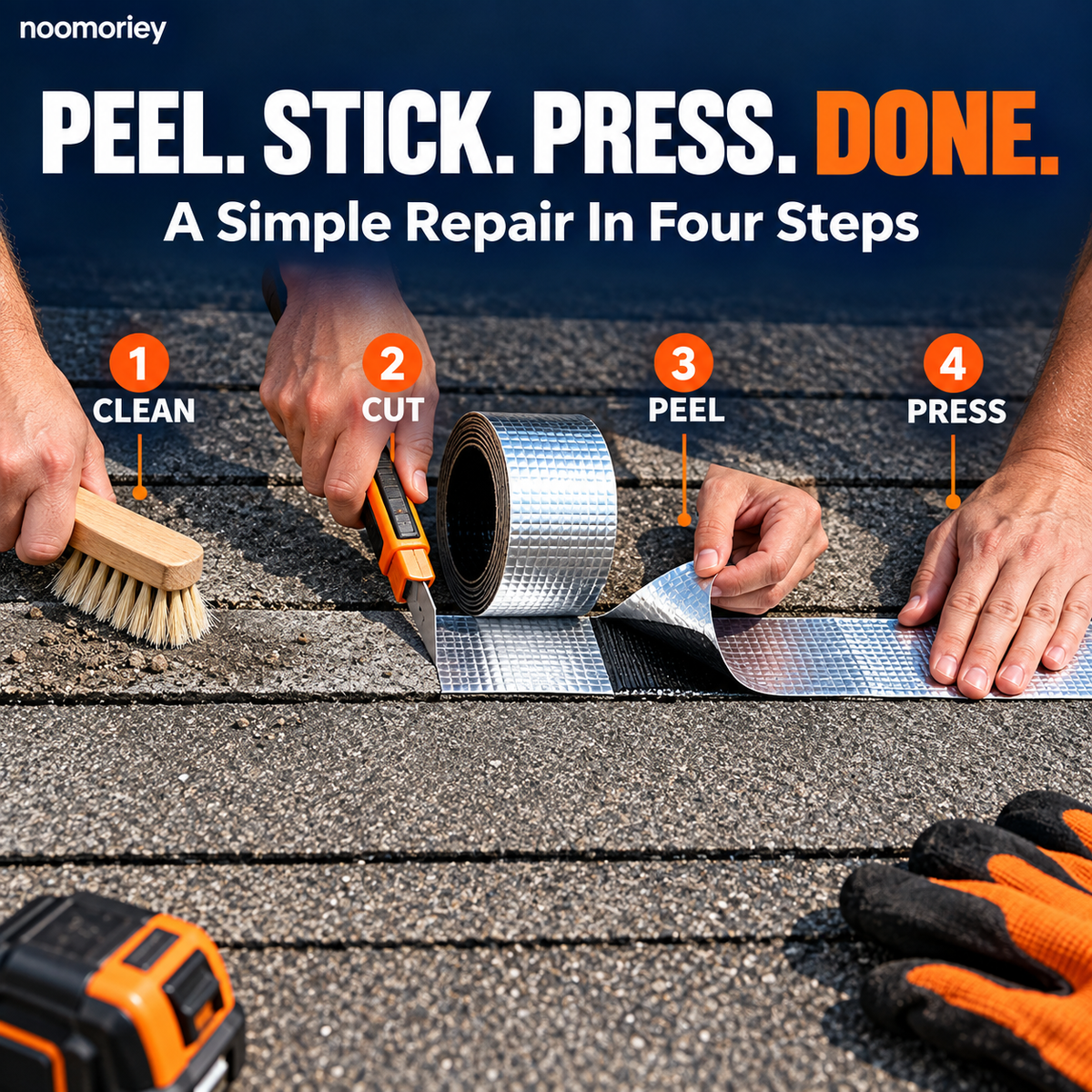 Heavy-Duty Butyl Waterproof Repair Tape – Heat-Resistant Self-Adhesive Seal for Roofs, Pipes & Cracks - image 7