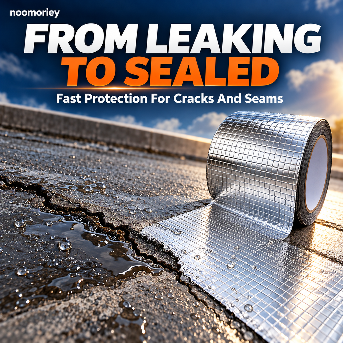 Heavy-Duty Butyl Waterproof Repair Tape – Heat-Resistant Self-Adhesive Seal for Roofs, Pipes & Cracks - image 9