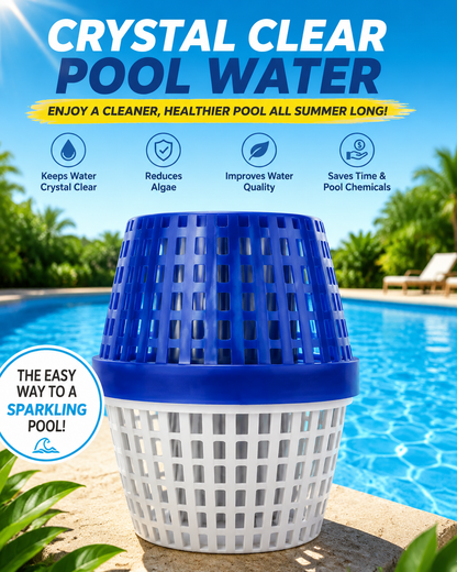 🏊‍♂️ Crystal Clear Pool Water Mineral Cleaner – Anti-Algae Pool Treatment Stick