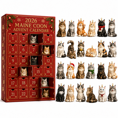 ❤️🔥Last 30pcs🔥❤️Maine Coon Advent Calendar