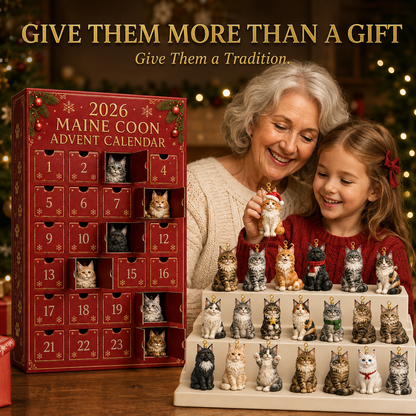 ❤️🔥Last 30pcs🔥❤️Maine Coon Advent Calendar