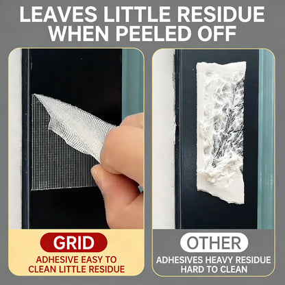 Waterproof Grid Double-Sided Tape - Heavy-Duty Mesh Mounting Tape For Home, Rugs & DIY