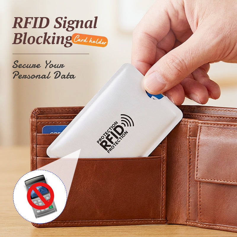 8 Pack RFID Blocking Anti Theft Card Sleeves - image 1