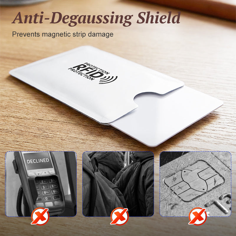 8 Pack RFID Blocking Anti Theft Card Sleeves - image 2