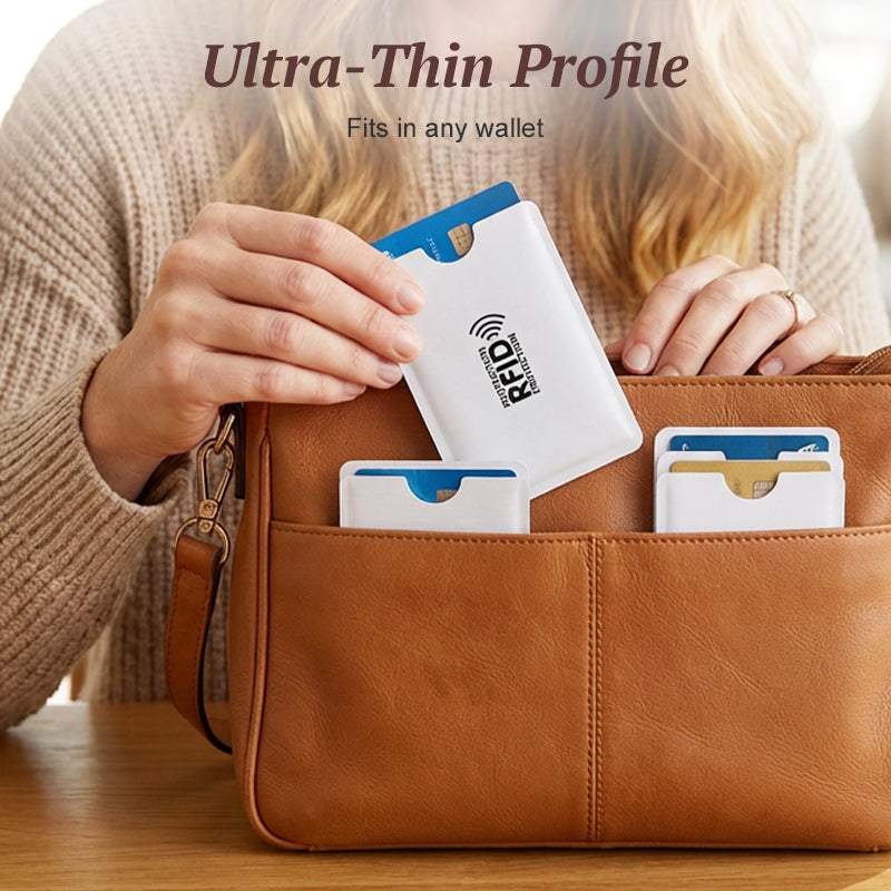 8 Pack RFID Blocking Anti Theft Card Sleeves - image 3
