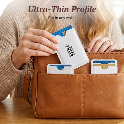 8 Pack RFID Blocking Anti Theft Card Sleeves - image 3