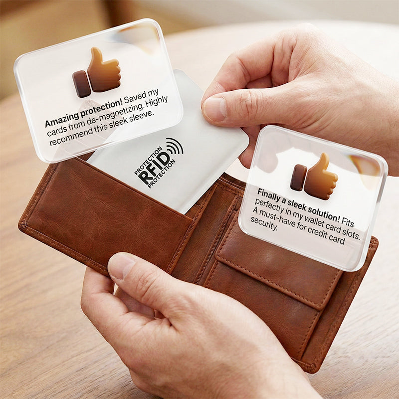 8 Pack RFID Blocking Anti Theft Card Sleeves - image 8