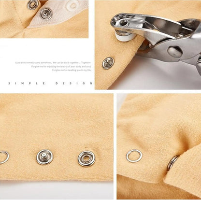 Colored Claw Snap Button Kit | Metal Buckles with Manual Snap Pliers