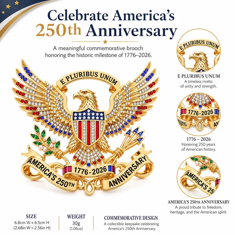 ❤️Limited Edition 🔥Last 50 sets!!US 250th Anniversary Brooch Pin