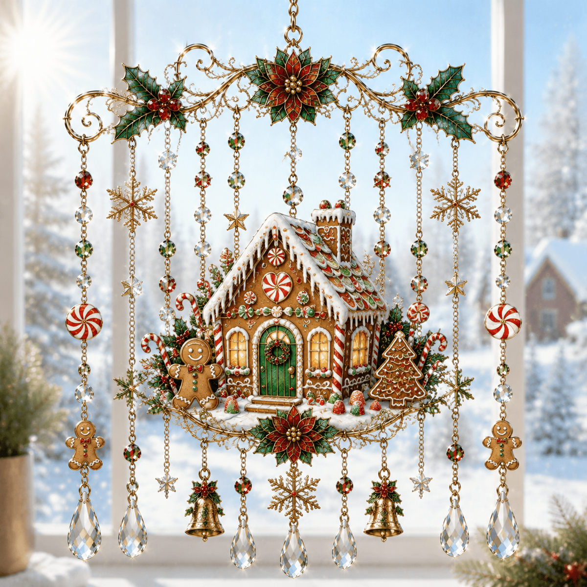 ❤️⏰LIMITED TIME 49% OFF!🔥🔥Last 30pcs🔥 -High-quality handmade Christmas window decorations