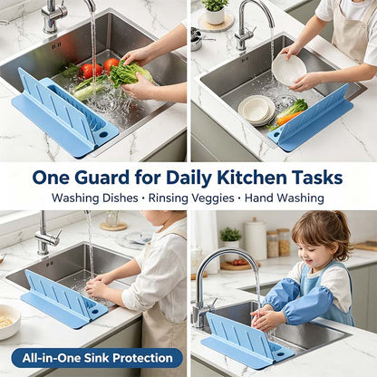 Kitchen Sink Splash Guard Water Guard for Washbasin Dining Room Dish Washing💦