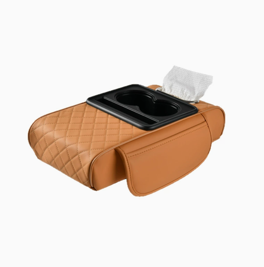 🔥🔥🔥Father's Day Special: Multifunctional PU Leather Car Armrest Pad