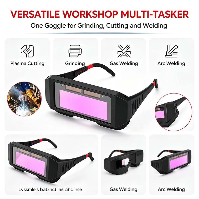 Industrial Welder Safety Glasses, Auto‑Darkening Welding Goggles✨