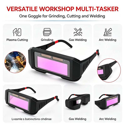 Industrial Welder Safety Glasses, Auto‑Darkening Welding Goggles✨