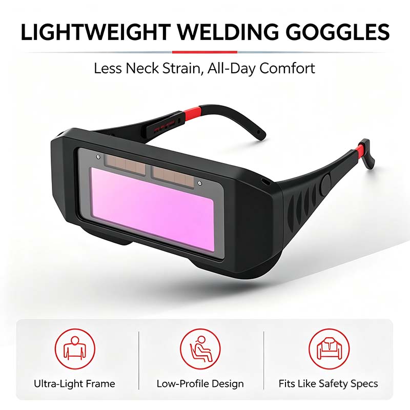 Industrial Welder Safety Glasses, Auto‑Darkening Welding Goggles✨