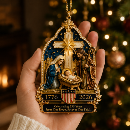 ❤️✨Nativity scene Christmas tree ornament