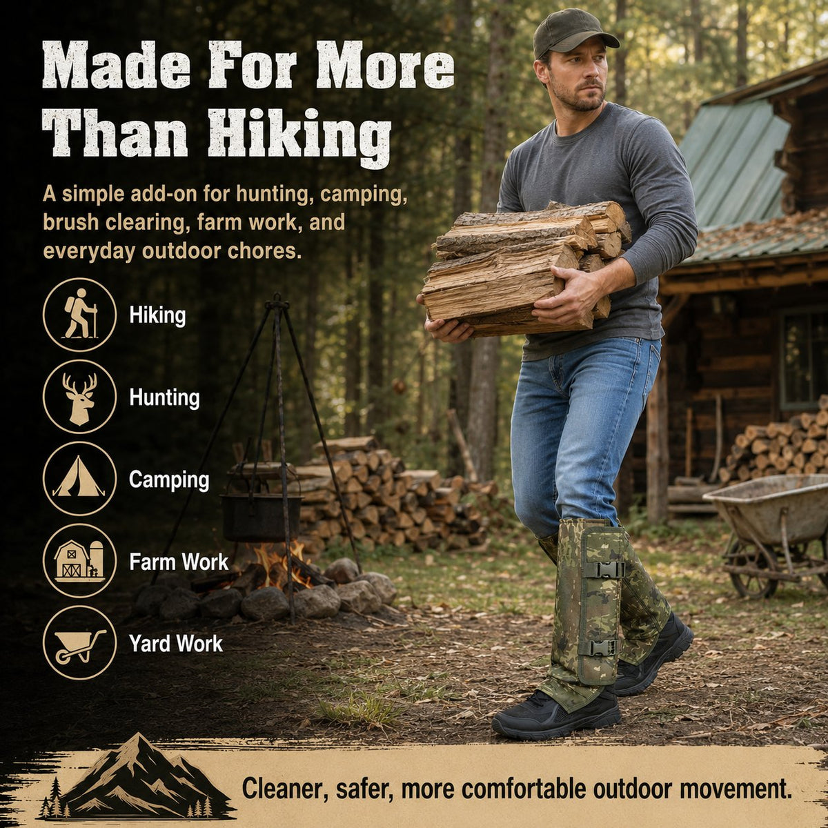 🌿 Snake-Resistant Outdoor Leg Gaiters - image 7