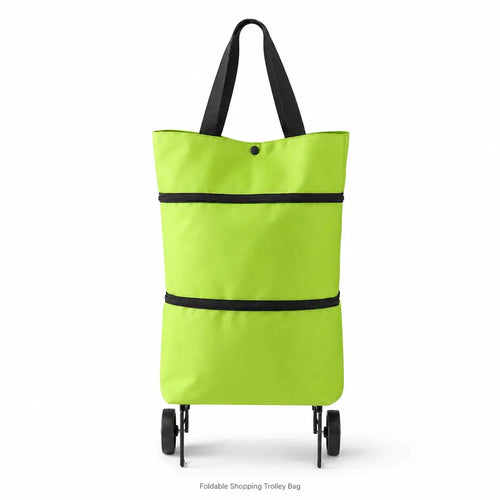🎁💖【10inch*18inch】Foldable Shopping Trolley Bag with Wheels, Portable Reusable Grocery Tote, Lightweight