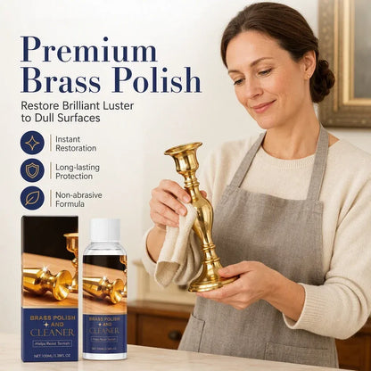 🔩TARNISHED BRASS? FIX IT FAST!🔩 Polish & Cleaner – Removes Oxidation, Restores Shine, Gentle on Surfaces – Easy Application! 🧽 - image 1