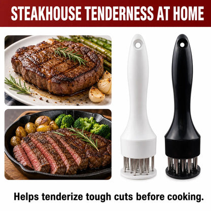 Stainless Steel Meat Tenderizer Tool – Multi-Needle Tenderizer for Fast Marinating & Juicier Meat - image 3