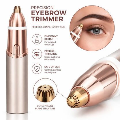 2 in 1 facial & eyebrow hair trimmer for Women, Rechargeable Face Razor✨ - image 3