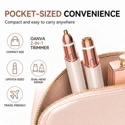 2 in 1 facial & eyebrow hair trimmer for Women, Rechargeable Face Razor✨ - image 4