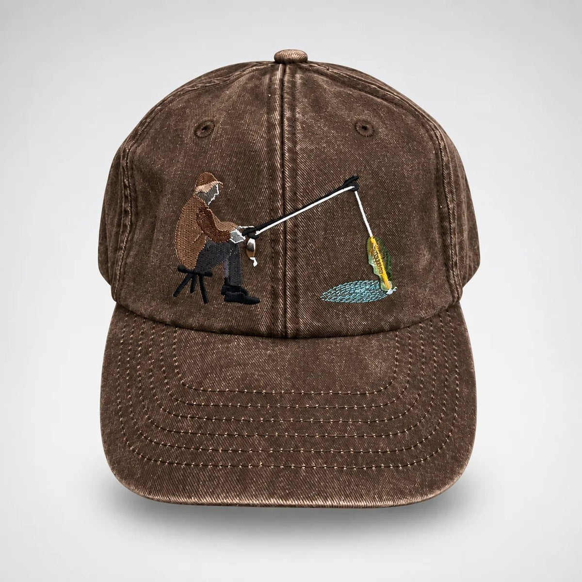 🔥 Last Day 49% OFF-🎣🧢 Catch of the Day Interactive Fishing Cap –🎁 Vintage Washed Moving Fish Hat - image 9