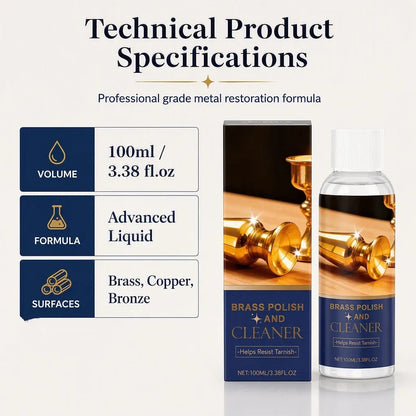 🔩TARNISHED BRASS? FIX IT FAST!🔩 Polish & Cleaner – Removes Oxidation, Restores Shine, Gentle on Surfaces – Easy Application! 🧽 - image 6