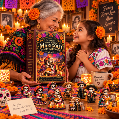 24 Days of Family, Memory & Love — Día de Muertos Marigold Family Keepsakes Advent Calendar 2026 - image 4