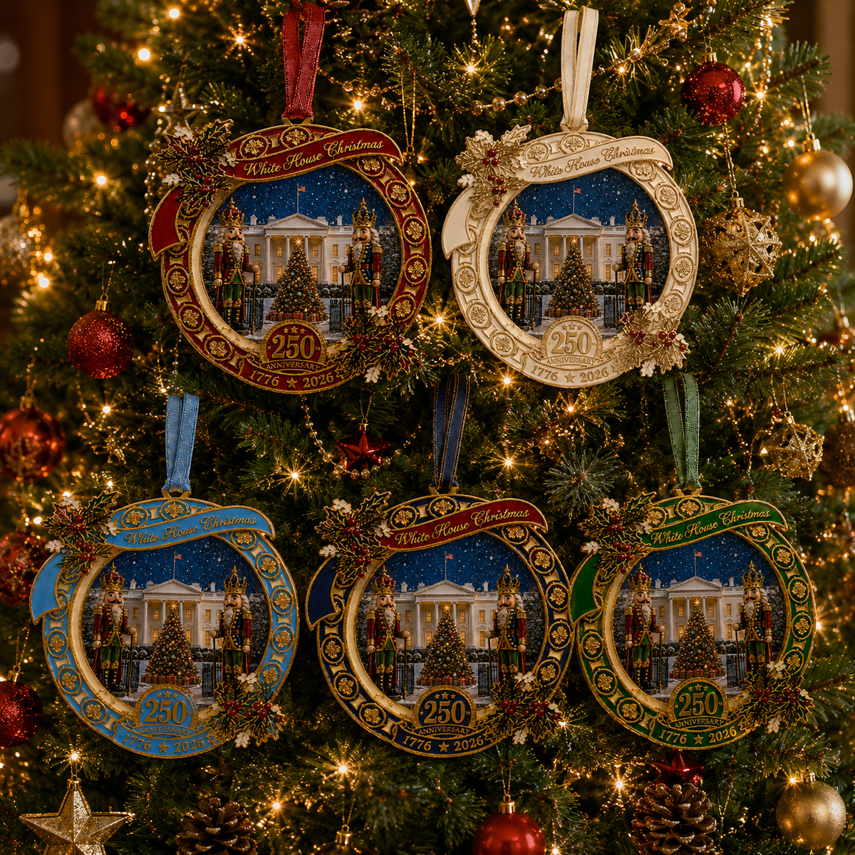 ❤️🔥"The Nutcracker" 250th Anniversary Ornament—Guarding the White House