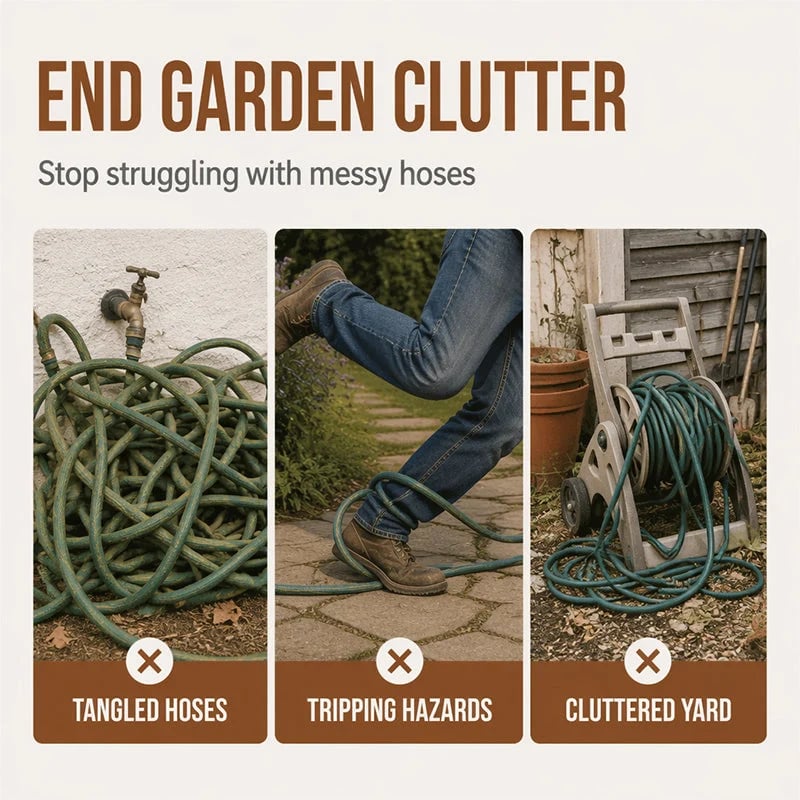 💯📢📢50% OFF !! ⏰Wall Mounted Iron Garden Hose Holder - image 2