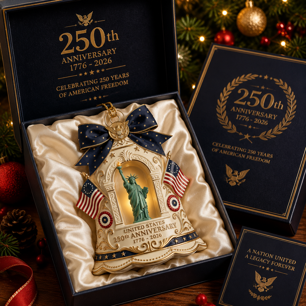 ❤️✨250th Anniversary Limited Edition Bell Christmas Tree Ornament