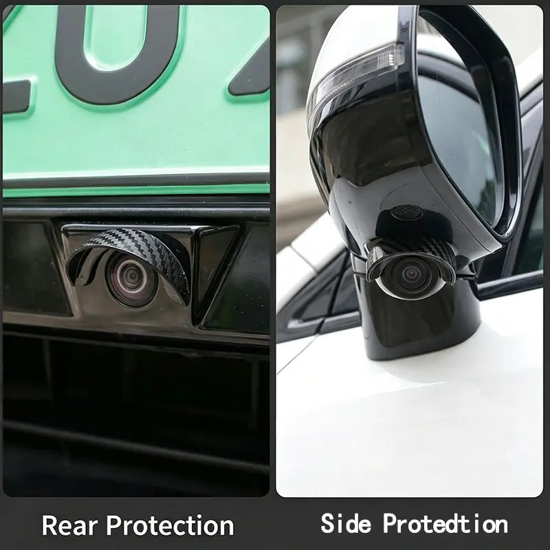 2PCS Car Reverse Camera Rain Cover, Anti‑Fog Waterproof Protection Hood, Carbon Fiber Texture🛡️ - image 8
