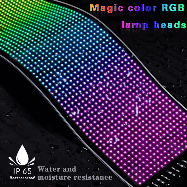 🔥Flash Sale✨DIY Car Dynamic LED Smart Colorful Eye Lamp Soft Screen - image 8