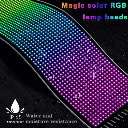 🔥Flash Sale✨DIY Car Dynamic LED Smart Colorful Eye Lamp Soft Screen - image 8