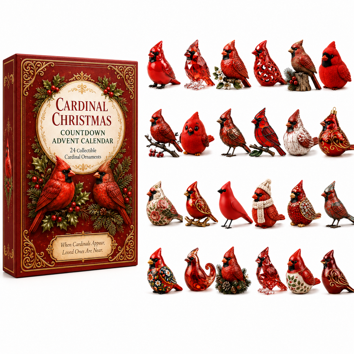 Last 50 pcs⏰ High-quality  model✨Cardinal Christmas 24-Day Countdown Calendar – Limited Anniversary Edition - image 4