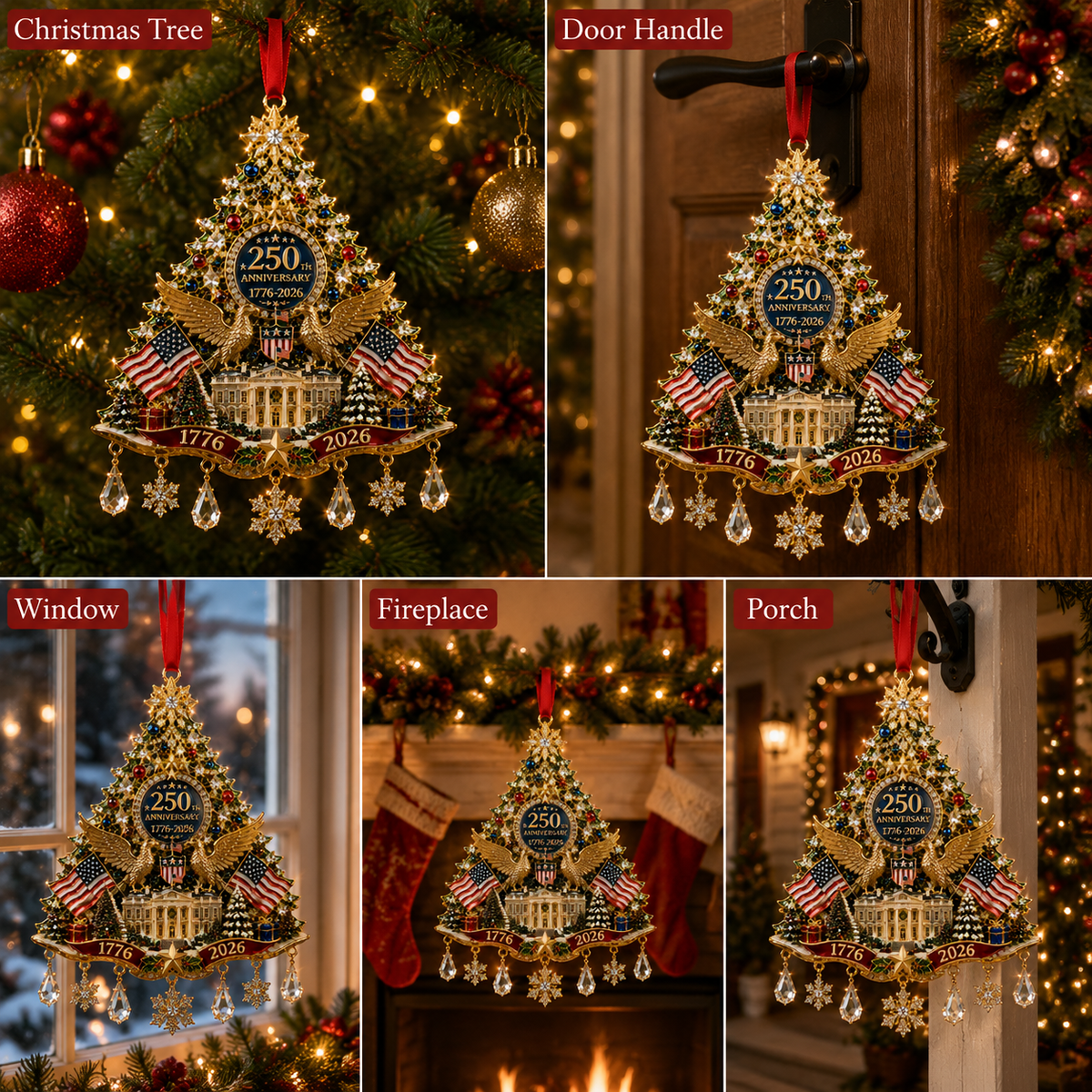 ❤️🔥Sparkling Christmas Tree Ornament
