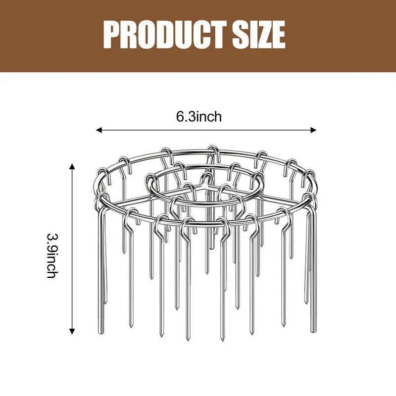Air Fryer Skewer Rack,Round Grill with Stainless Steel🍢