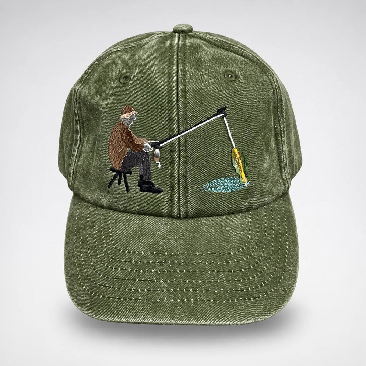 🔥 Last Day 49% OFF-🎣🧢 Catch of the Day Interactive Fishing Cap –🎁 Vintage Washed Moving Fish Hat - image 11