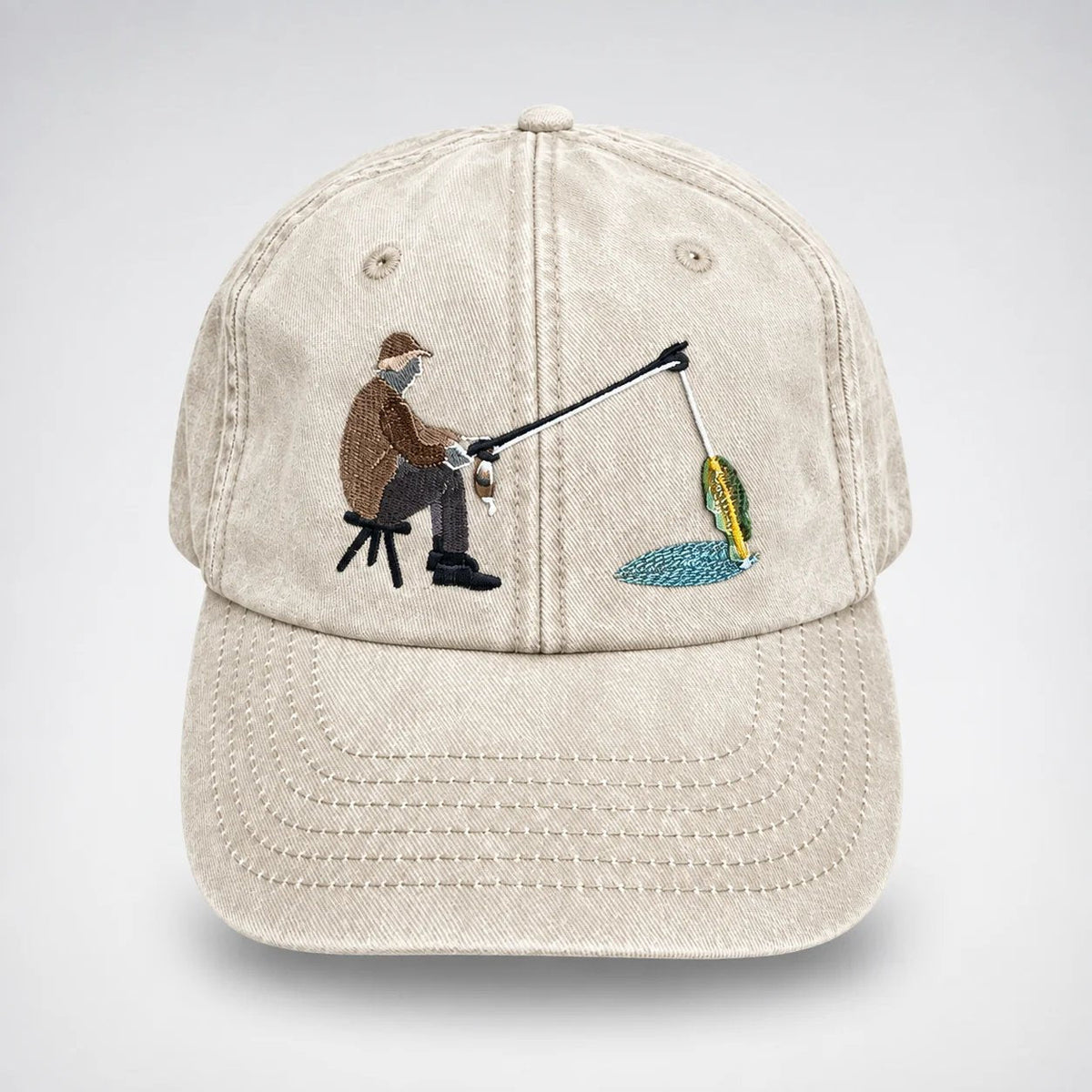 🔥 Last Day 49% OFF-🎣🧢 Catch of the Day Interactive Fishing Cap –🎁 Vintage Washed Moving Fish Hat - image 8