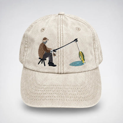 🔥 Last Day 49% OFF-🎣🧢 Catch of the Day Interactive Fishing Cap –🎁 Vintage Washed Moving Fish Hat - image 8