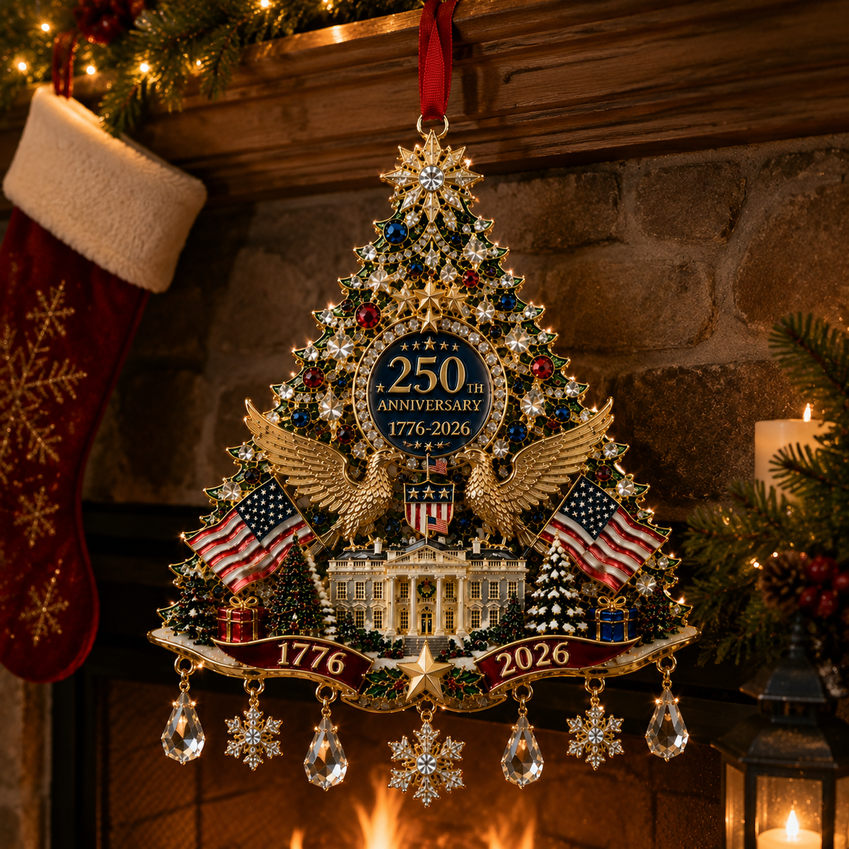 ❤️🔥Sparkling Christmas Tree Ornament