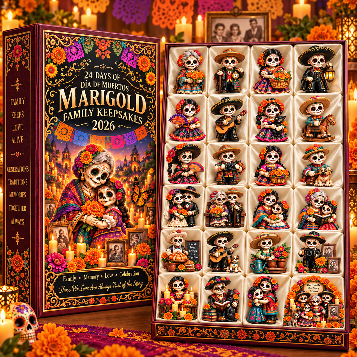 24 Days of Family, Memory & Love — Día de Muertos Marigold Family Keepsakes Advent Calendar 2026 - image 7