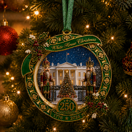 ❤️🔥"The Nutcracker" 250th Anniversary Ornament—Guarding the White House