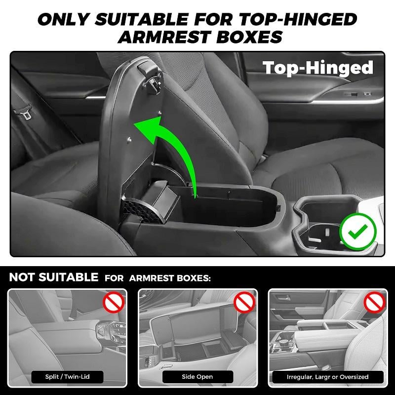 🔥🔥🔥Father's Day Special: Multifunctional PU Leather Car Armrest Pad