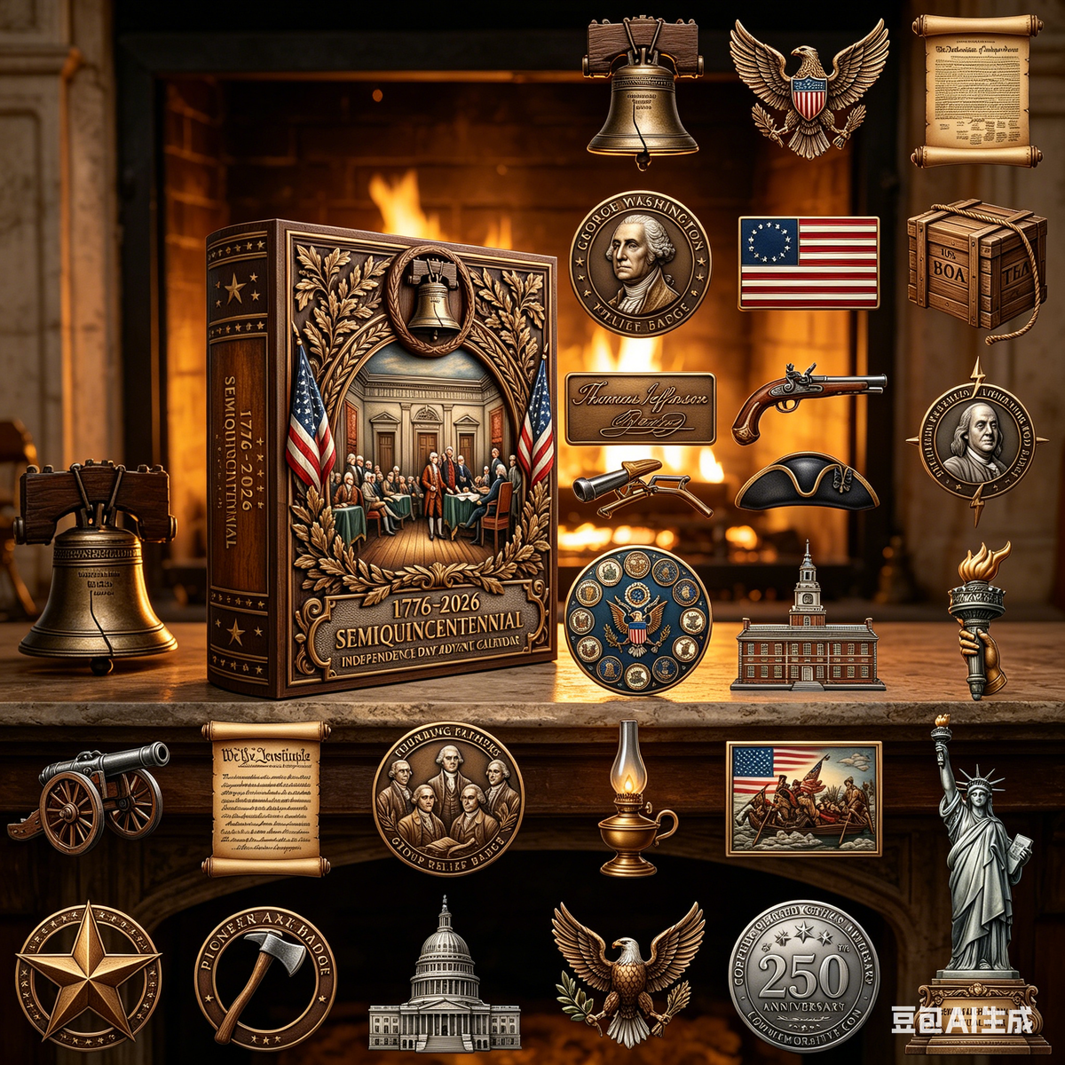 1776-2026 Semiquincentennial Independence Day Advent Calendar - image 3