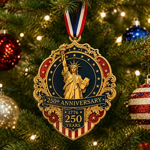 ❤️🔥Statue of Liberty 250th Anniversary Christmas Tree Ornament