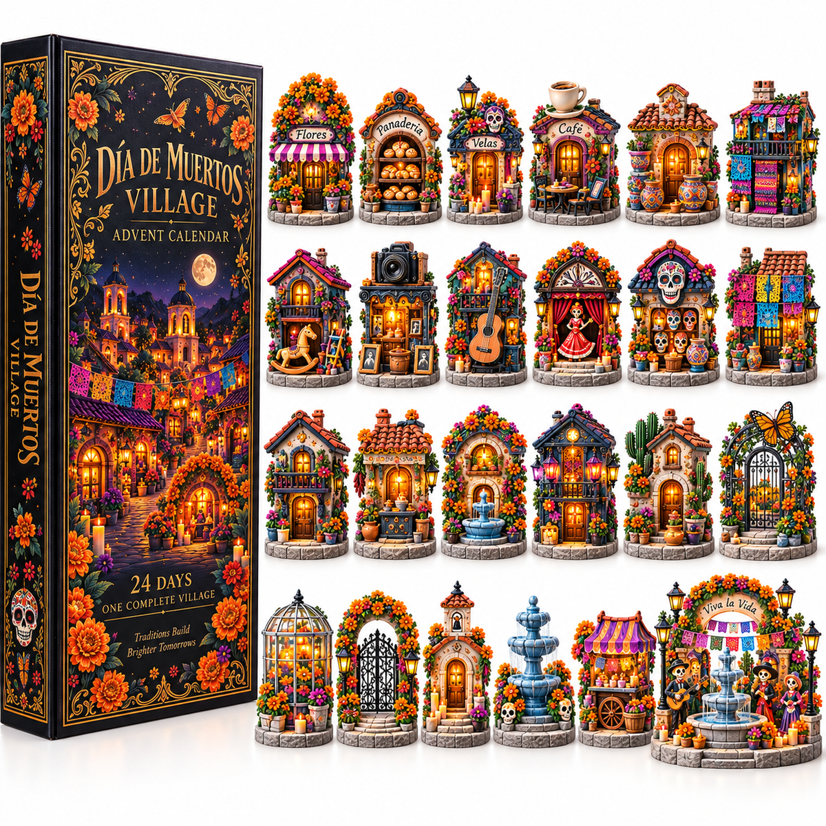 24 Days to Build a Village of Memories — Día de Muertos Village Advent Calendar 2026 - image 10