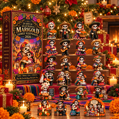 24 Days of Family, Memory & Love — Día de Muertos Marigold Family Keepsakes Advent Calendar 2026 - image 1