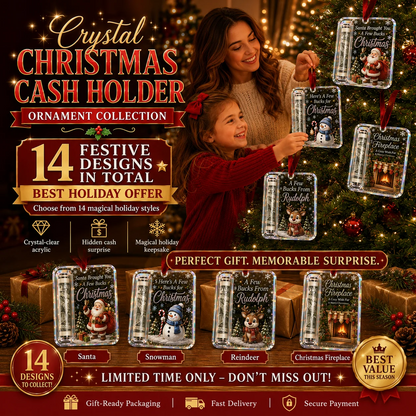 💖🔥LAST DAY 50% OFF - 🎄Christmas Cash Gift Ornament- Make Cash Feel Like A Real Christmas Gift💵